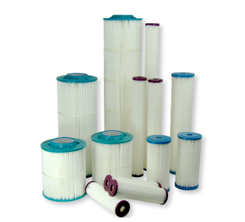 Harmsco PP-T-1 Polypleated 1 Micron Absolute Standard Filter Cartridge 2-3/4" x 29-1/4"