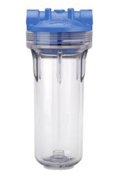 Pentek 158610 3/8" #10 3G Slim Line Blue/Clear with Mounting Bracket Cap w/o Pressure Relief Pentek 158610 3/8" #10 3G Slim Line Blue/Clear with Mounting Bracket Cap w/o Pressure Relief