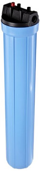 Pentek 158204 #20 Slim Line Housing 1/2" NPT Black/Blue With Pressure Relief Pentek 158204 #20 Slim Line Housing 1/2" NPT Black/Blue With Pressure Relief