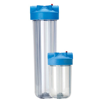 Pentek 166219 #10 Big Clear Housing 1" NPT Blue Cap With Pressure Relief Pentek 166219 #10 Big Clear Housing 1" NPT Blue Cap With Pressure Relief