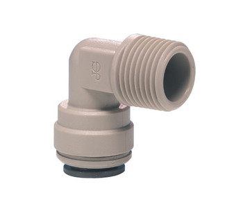 John Guest PI Series Fixed Elbow Connector 1/4" x 1/4" (Tube x Thread) PI480822S John Guest PI Series Fixed Elbow Connector 1/4" x 1/4" (Tube x Thread) PI480822S
