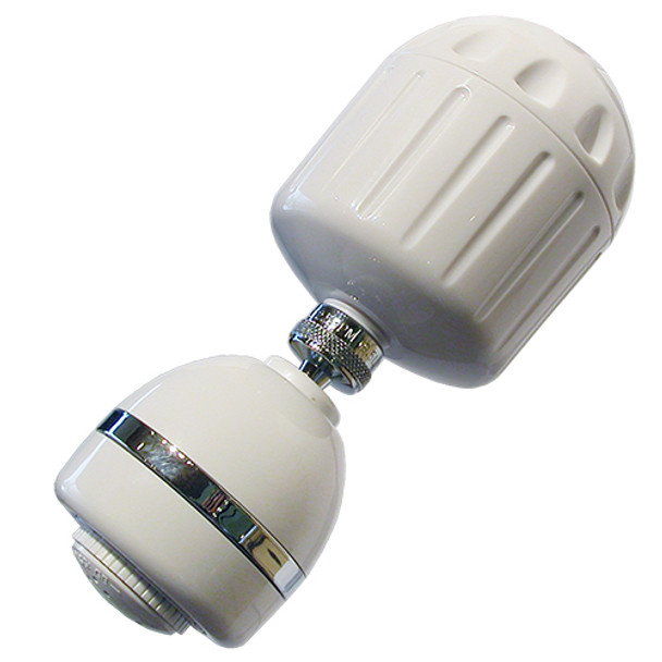 Sprite HO2-WH-M High Output Shower Filter w/Massage Head (White)