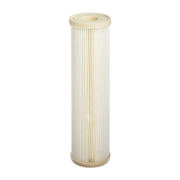 255481-43 Pentek 1 Micron Pleated Cellulose Polyester Filter Cartridge (2.63" x 9.75") ECP1-10