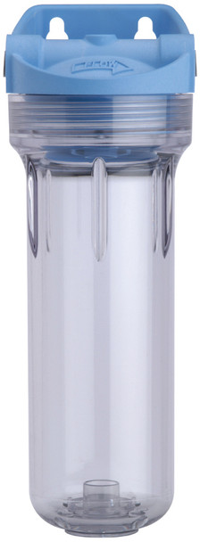 Pentek 150566 #10 3/4" NPT 3G Standard Blue/Clear with Integral Bracket Cap & Pressure Relief