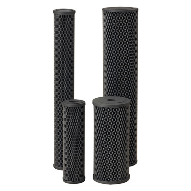 155382-43 Pentek NCP-20BB Non-Cellulose Pleated Carbon Filter Cartridges 10 Micron (4.5" x 20")