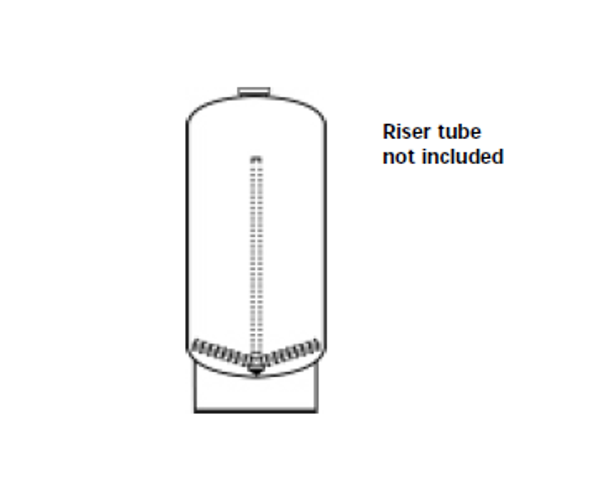 5666 Top Mount Hub & Lateral Kit; 1.5" Slip; 18" to 21" Tanks