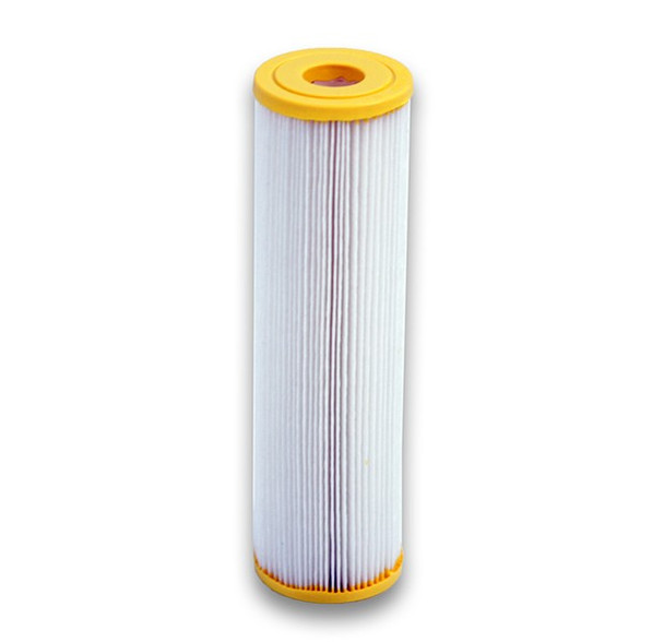 Harmsco 801-50HT Premium Polyester High Temperature 50 Micron Pleated Filter Cartridge 2-3/4" x 9-3/4"