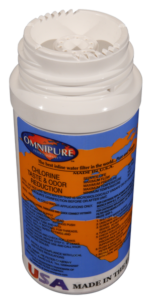 Omnipure 10 Micron Carbon Block Filter w. Scale Inhibitor 