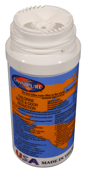 Omnipure GAC with 1/2 Lb of KDF55 Filter Cartridge 