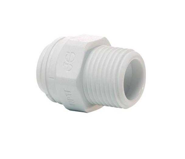 John Guest PP Series Male Connector 1/4" x 1/4" (Tube x Thread) PP010822W