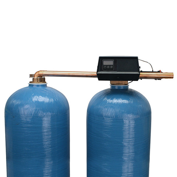 Twin Alternating Water Softener with Fleck 9500XT-Metered Control Valve 120,000 Grains (FOR FREIGHT COST CALL 1 888 556 8715)