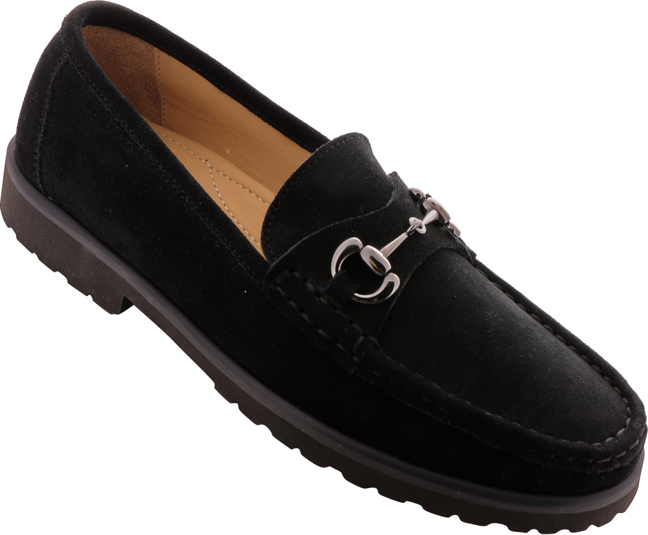 Alan Payne Wharton Brown Suede Bit Loafers