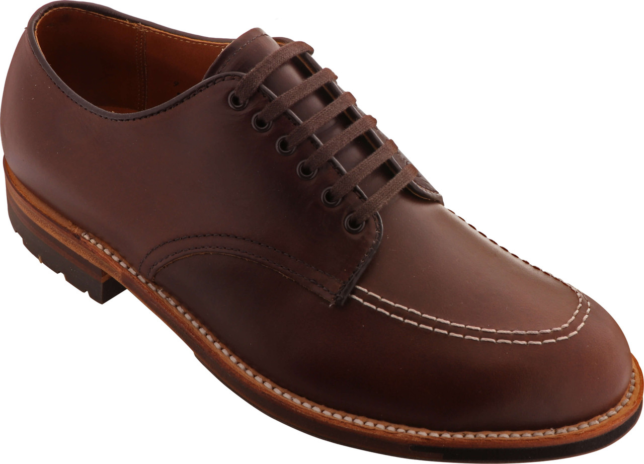 Alden Shoes Men's 6 Eyelet Indy Oxford Commando Sole D8604C Brown