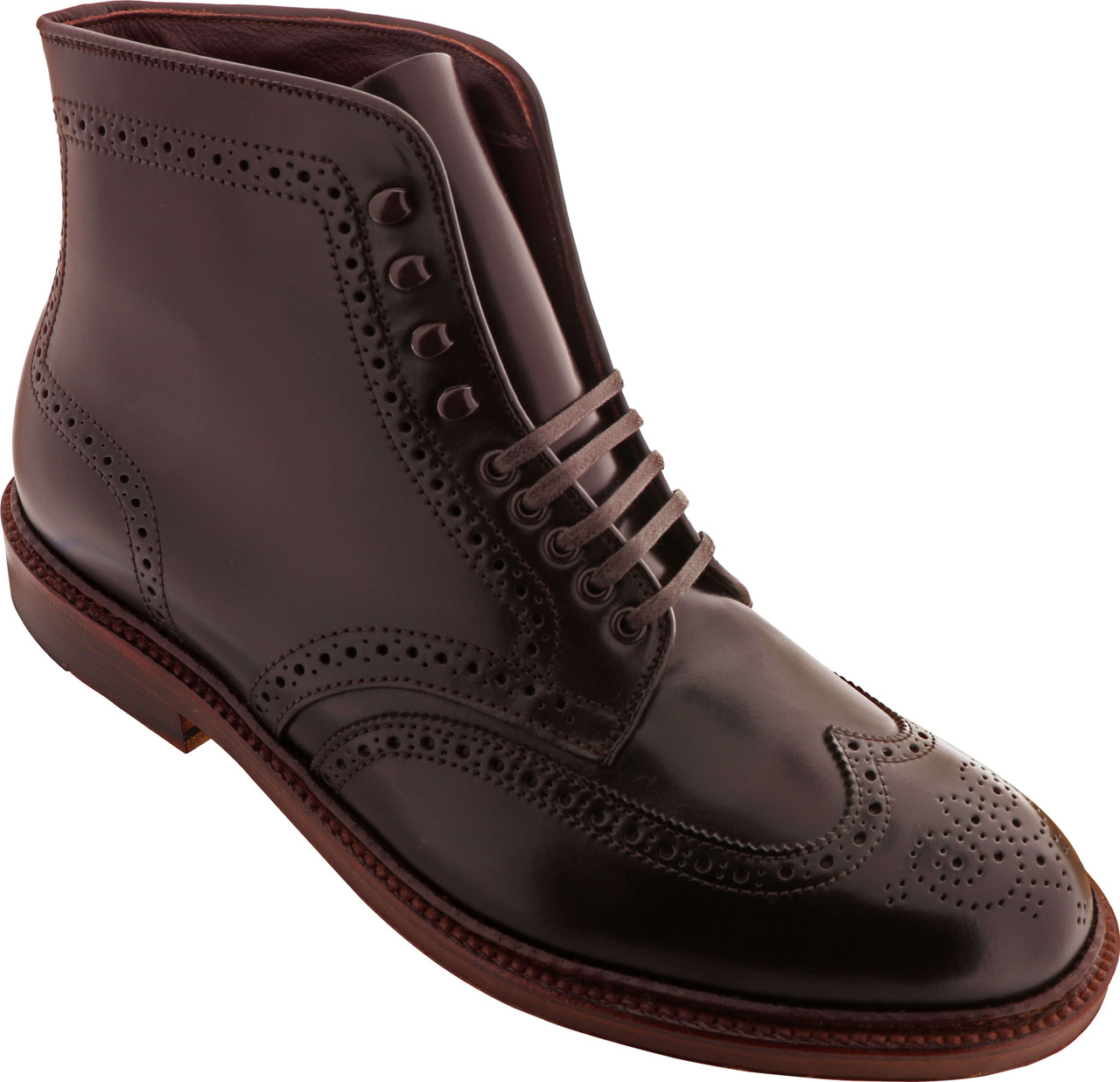 Alden Shoes Men's Wing Tip Boot Antique Edge D8804H Color 8