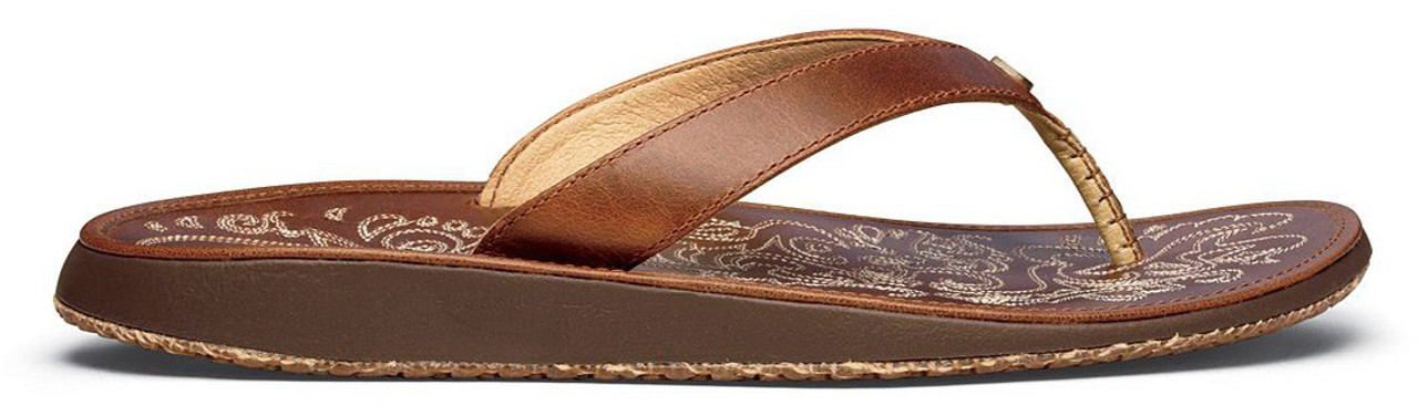 OluKai, Shoes, Olukai Paniolo Leather Beach Sandals Flipflops 1
