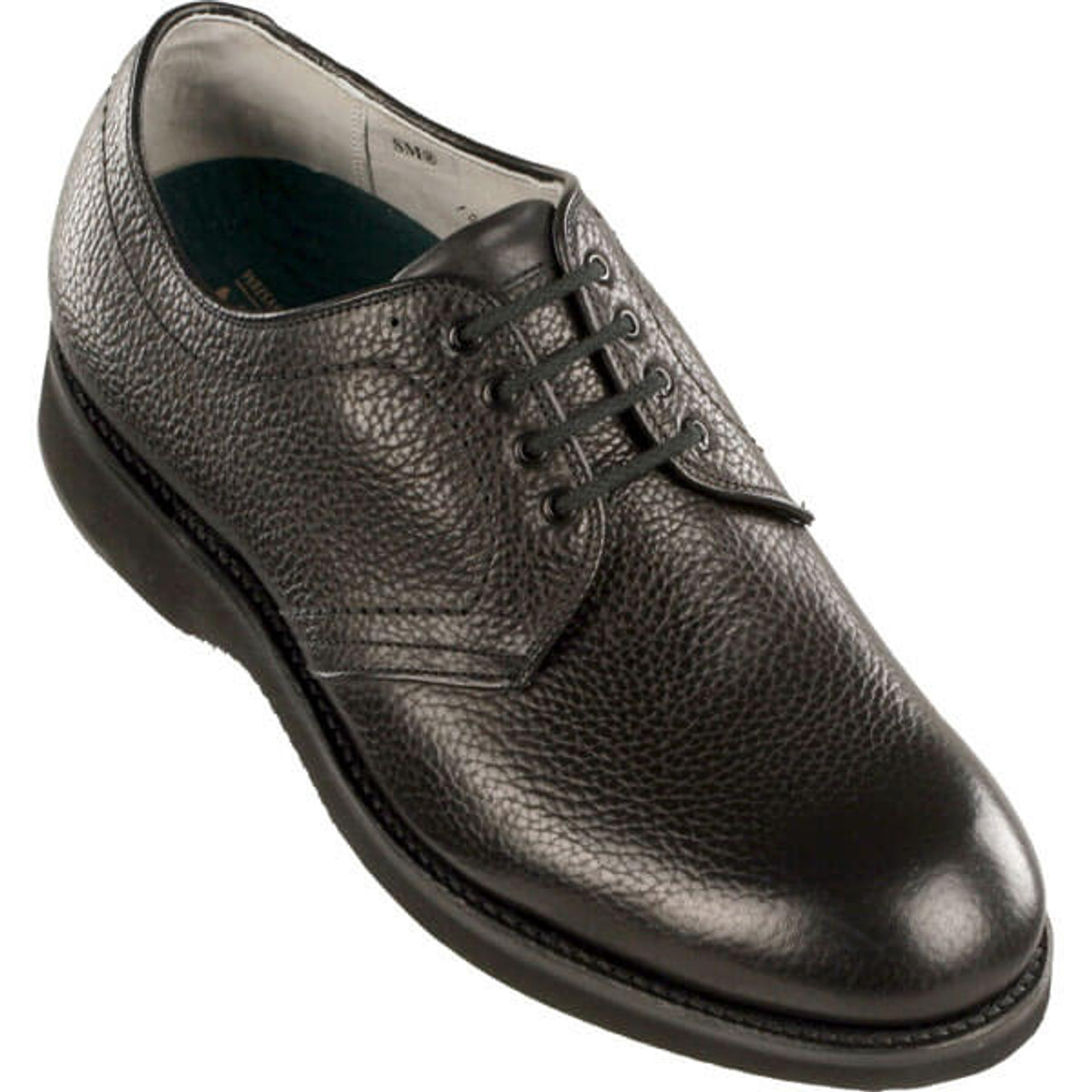 Alden Men S 311 Plain Toe Blucher Oxford Lightweight Rubber Outsole Black Calfskin The Shoe Mart