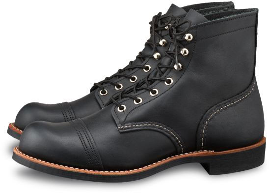 Red Wing Iron Ranger Men Boots Black Harness Leather main image 1