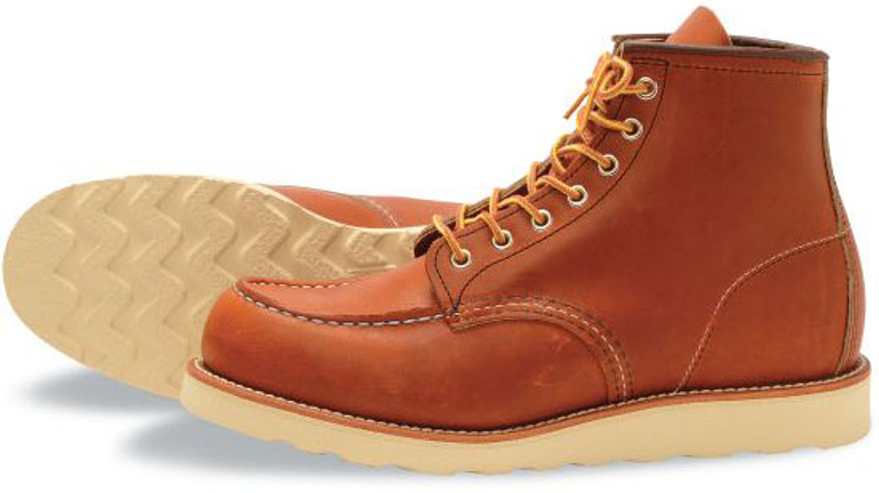 Red Wing Heritage Men's 6-Inch Classic Moc 875 Oro Legacy - The Shoe Mart
