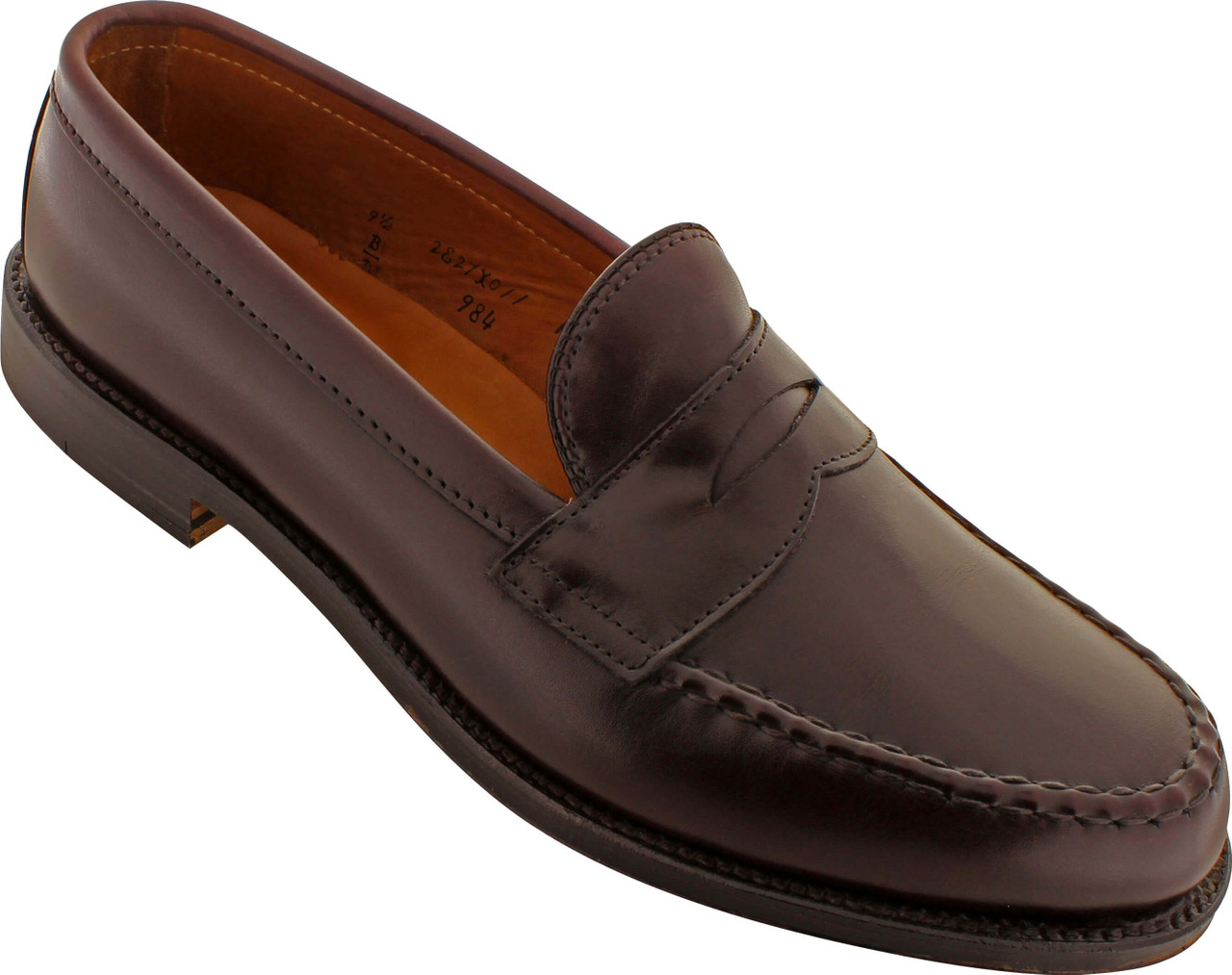 Alden Men's 984 - Leisure Handsewn - Burgundy Calfskin