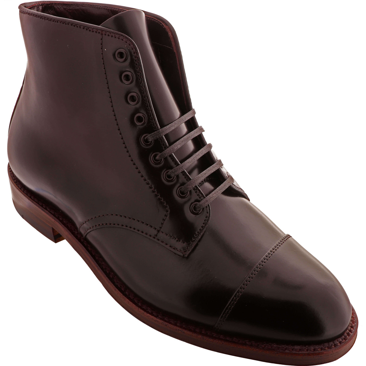 Alden Men's D8833 - Shell Cordovan Cap Toe Boot - Color 8-Antique