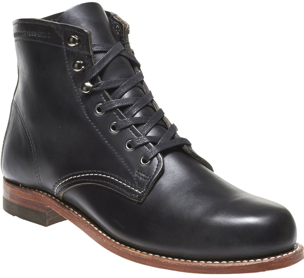 Wolverine black clearance leather boots