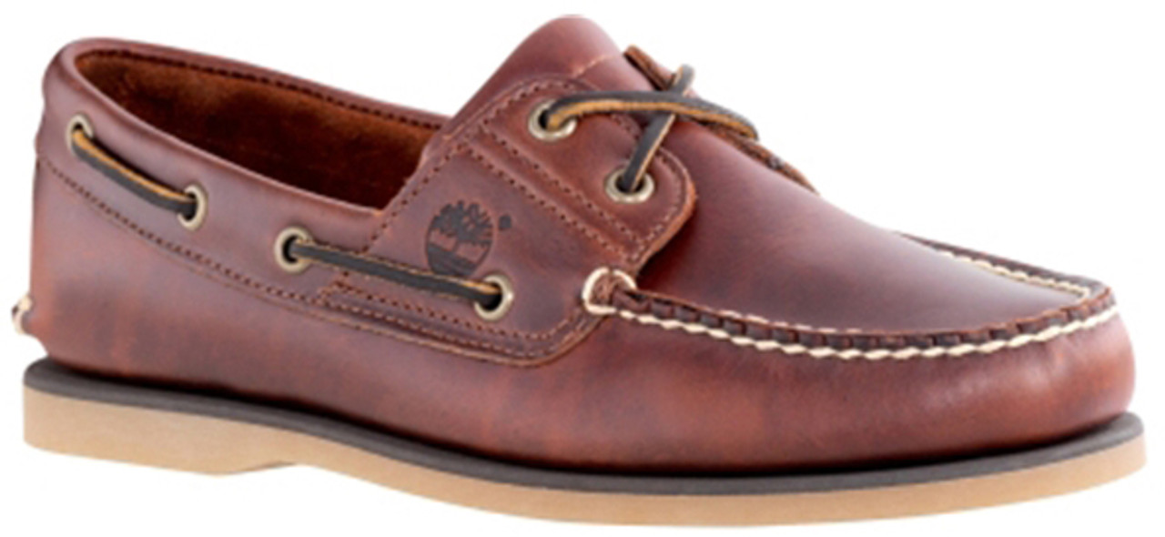 Timberland Men's Classic Boat Boat Shoe TB025077214 Medium Brown Full Grain