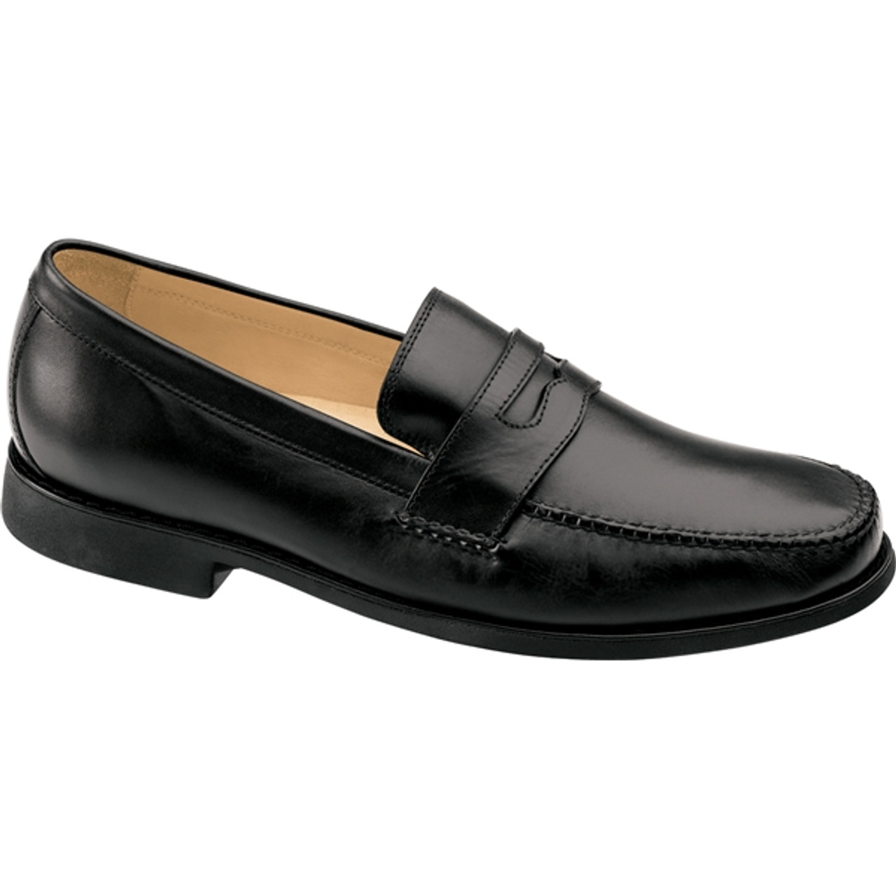 Johnston Murphy Men s Ainsworth Penny 20 7795 Black The Shoe Mart