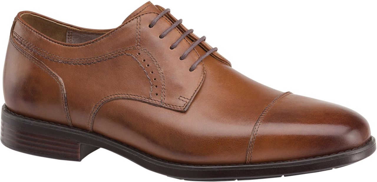 Johnston Murphy Men's XC4 Branning Cap Toe 15-2726 Tan Waterproof Calfskin