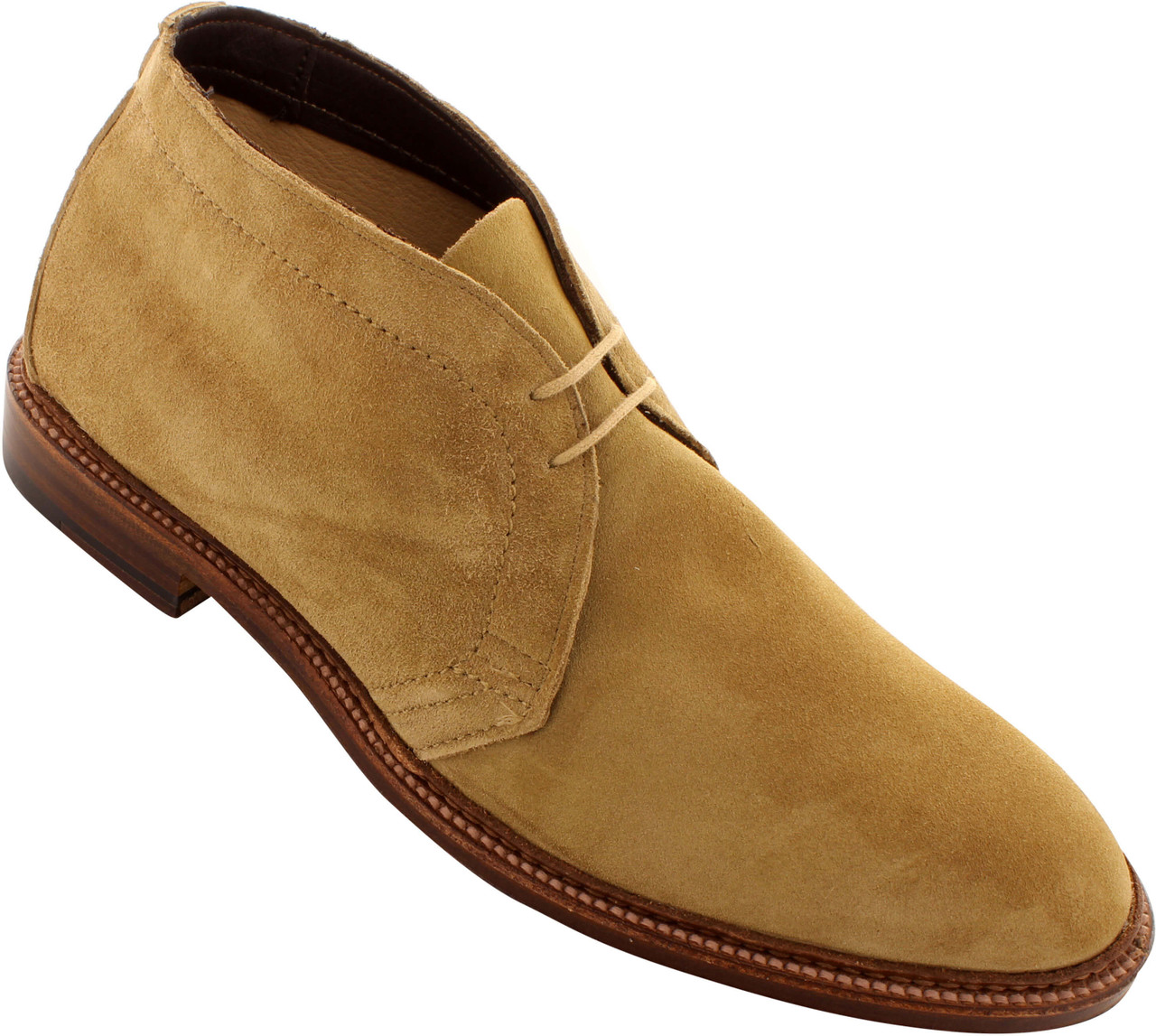 Alden Men s 1494 Unlined Chukka Boot Flex Welt Tan Suede