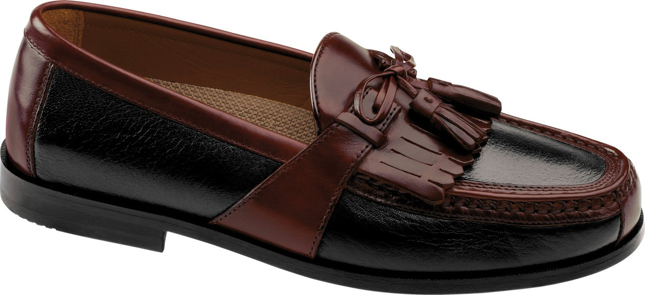 Johnston Murphy Men's Aragon II Kiltie Tassel 20-0592 Black Smooth