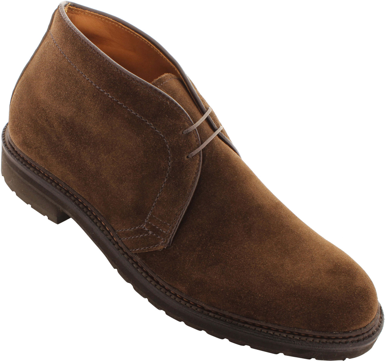 Alden Men's 1273S - Chukka Boot - Dark Brown Suede - The Shoe Mart