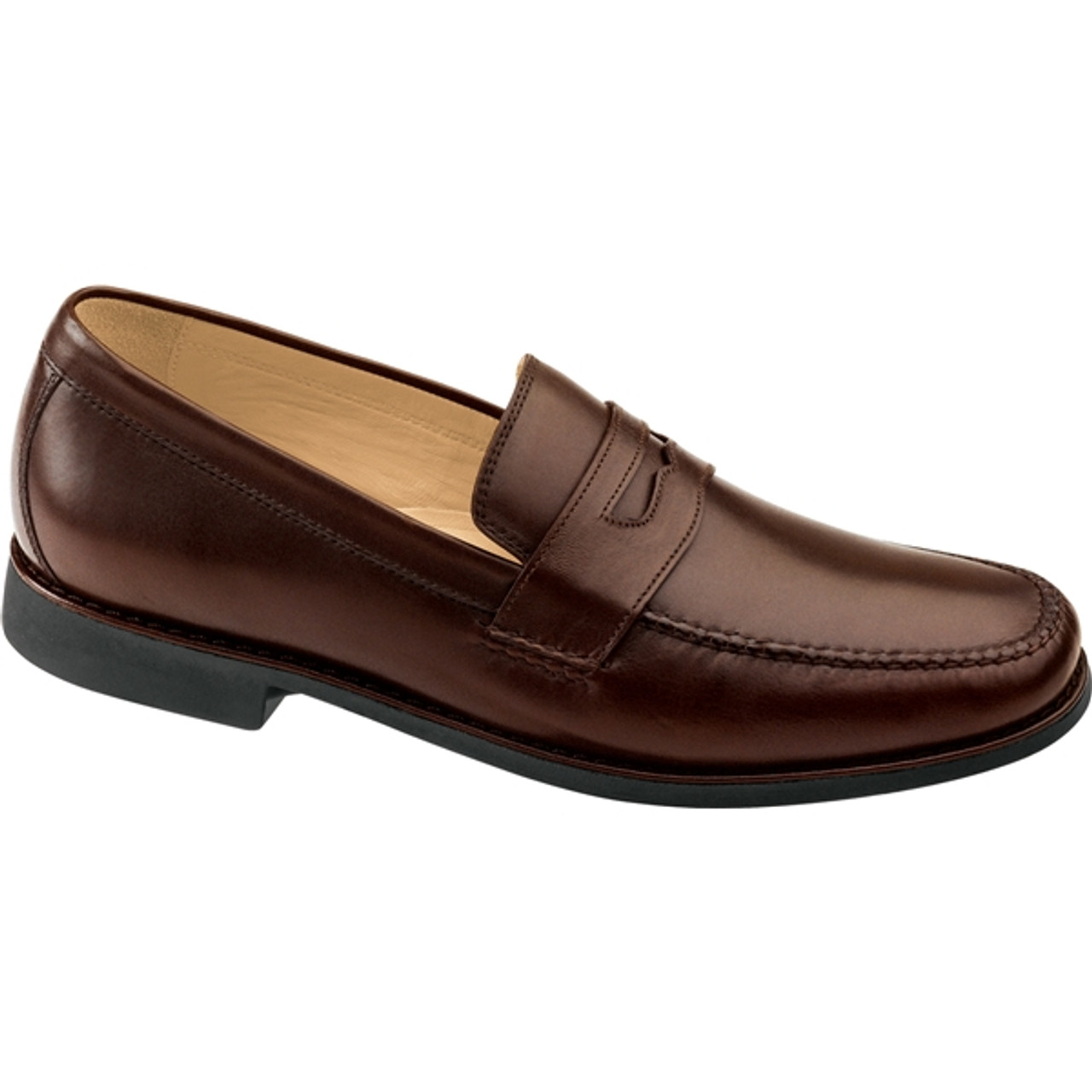 Johnston Murphy Men s Ainsworth Penny 20 7796 Mahogany The Shoe Mart