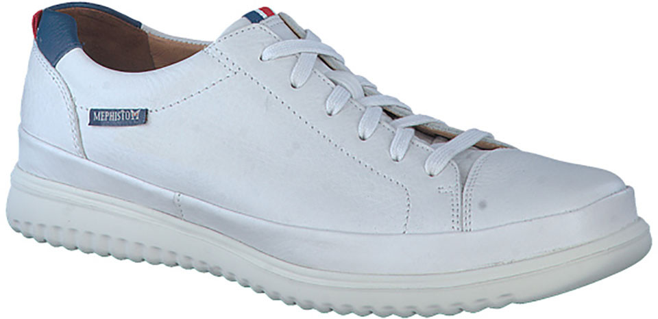 Mephisto Men's Thomas THOMAS-330 White/Denim Oregon - The Shoe Mart