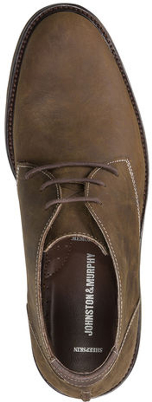 Johnston Murphy Men's Copeland Chukka 25-1870 Tan Oiled Full Grain - The Shoe Mart