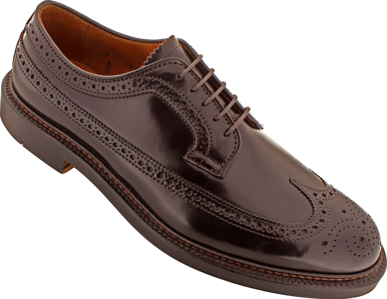 Alden Men's 975 - Long Wing Blucher - Color 8 Shell Cordovan - The 