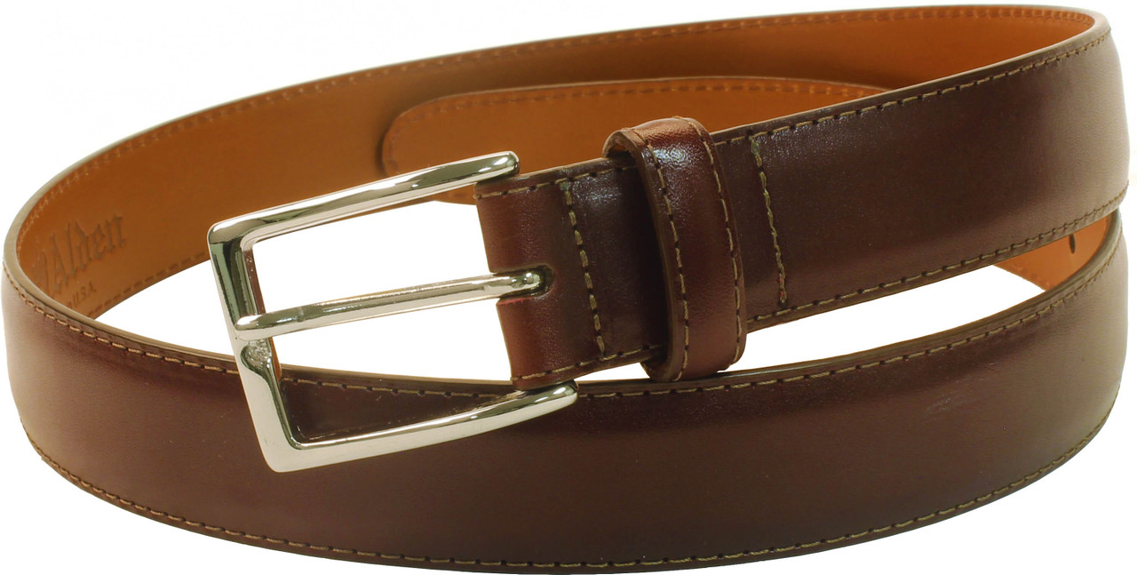 ALDEN #8 32/80 30mm Dress Belt Burgundy オールデン ネット卸売 ...