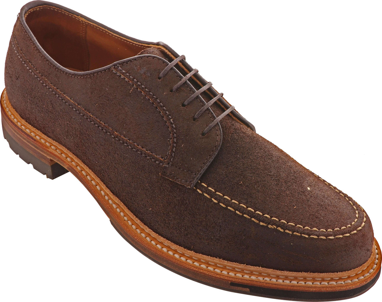 Alden Shoes Men's Ranger Mocc D9626C Tobacco Reverse Chamois - The