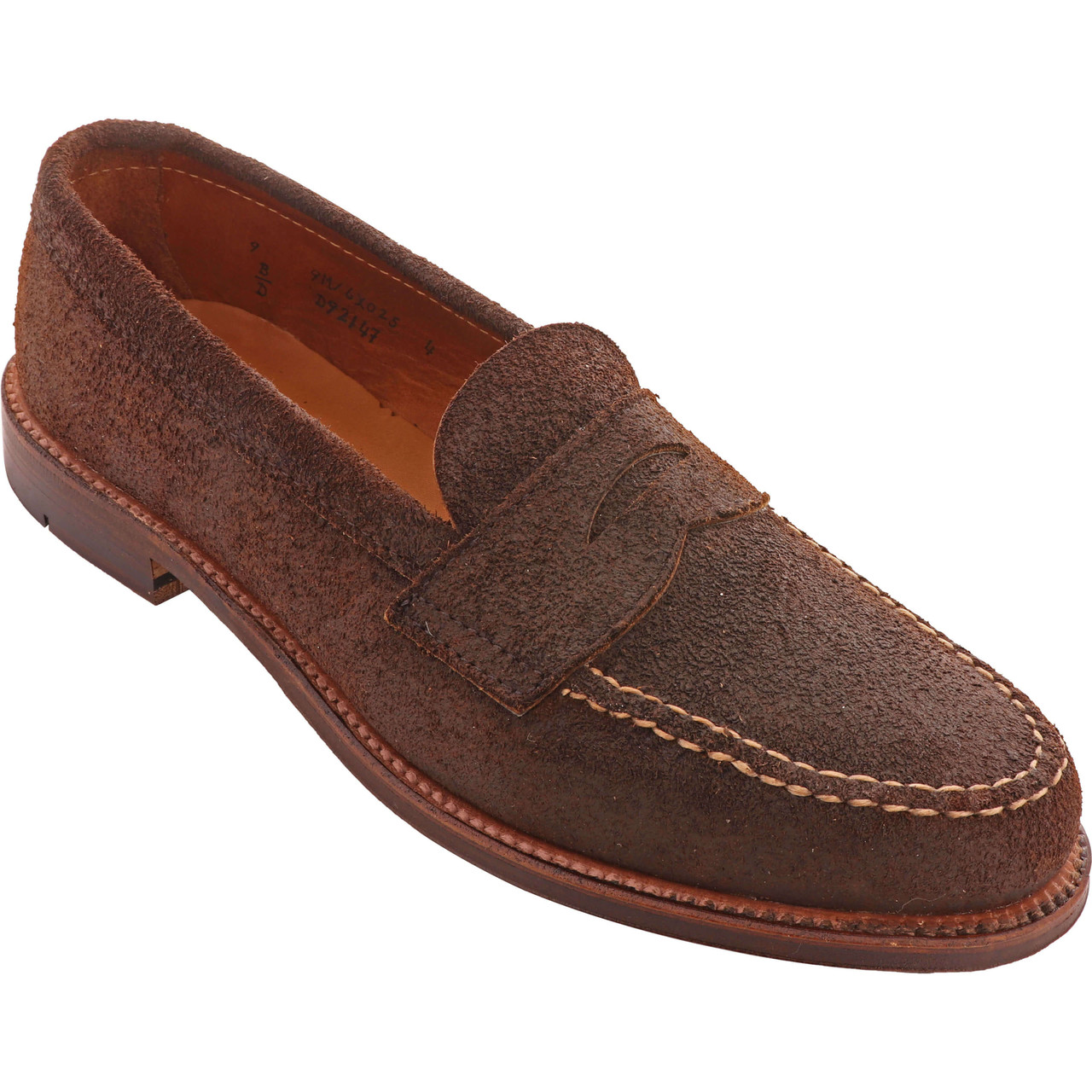 Alden Men's D9214F Unlined Leisure Handsewn - Tobacco Reverse