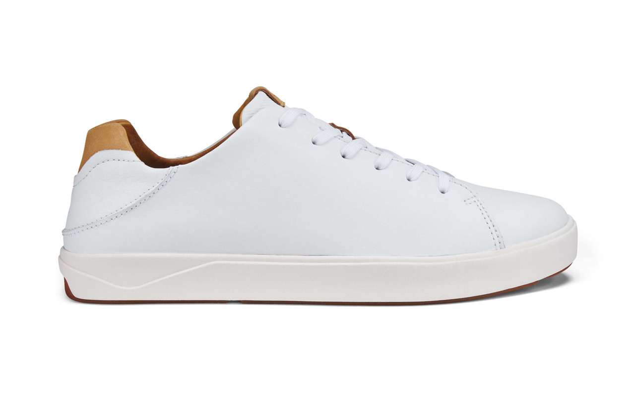 Olukai Men's Lae'Ahi Lī 'Ili 10455-4R4R White-White The Shoe Mart