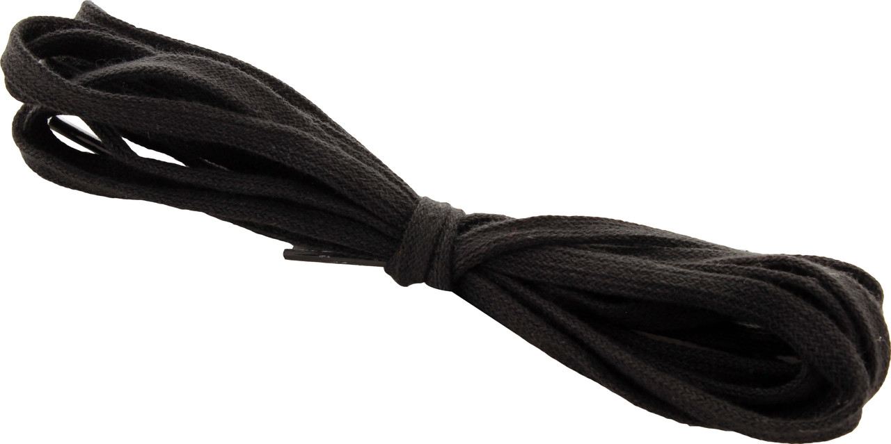Alden Flat Waxed Boot Laces - 54" Black by The Shoe Mart