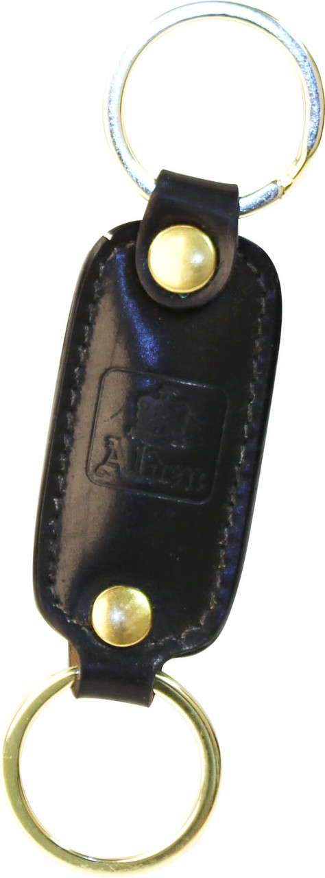 Alden Rectangle Key Fob - Black Shell Cordovan - The Shoe Mart