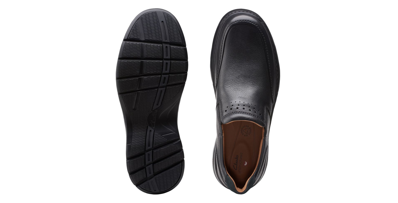 Clarks Men s UnBrawley Step 26151788 Black Tumbled The Shoe Mart clarks-men-s-unbrawley-step-26151788-black-tumbled-the-shoe-mart
