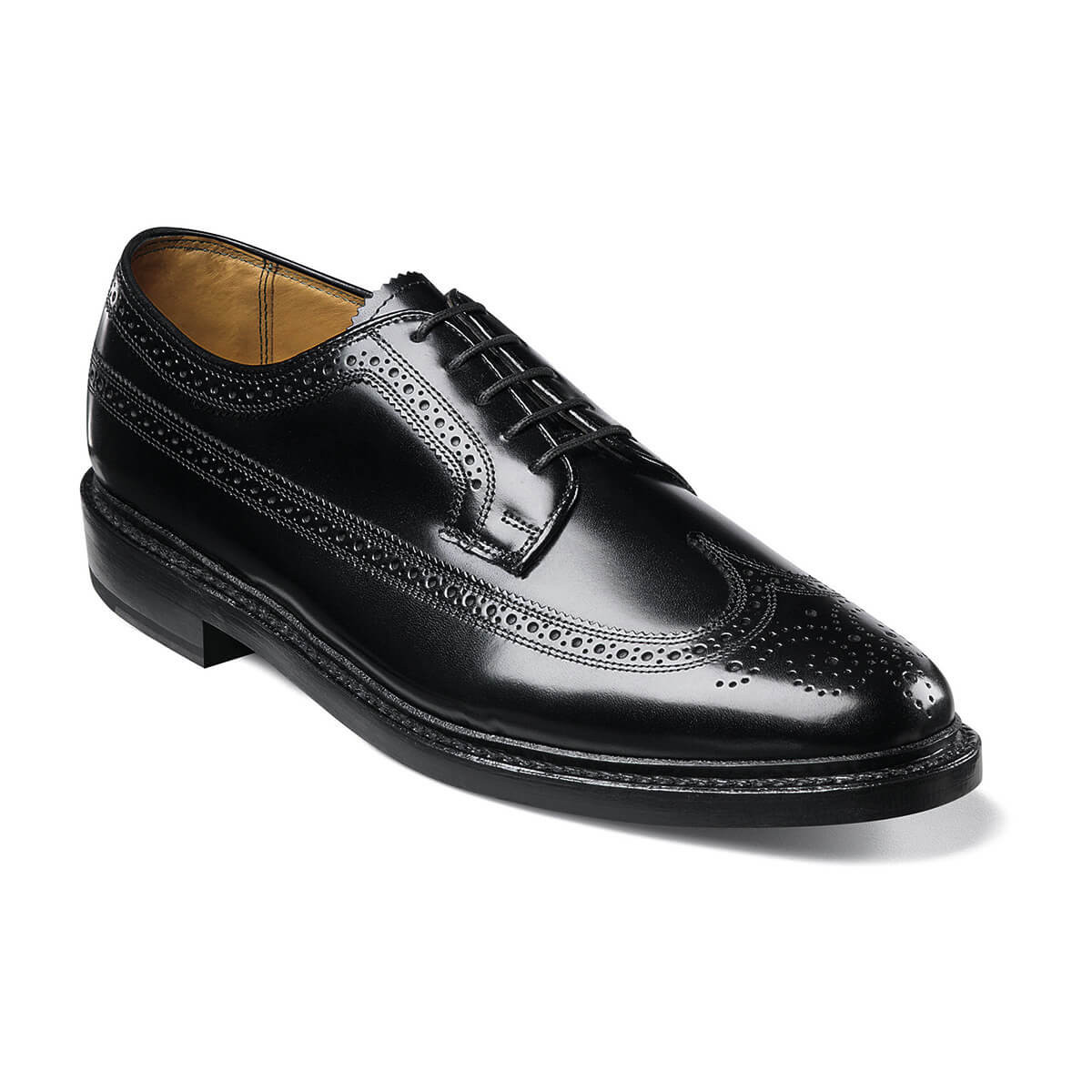 Florsheim Men's Kenmoor 5 Eye Lng Wi 17109-01 Black - The Shoe Mart