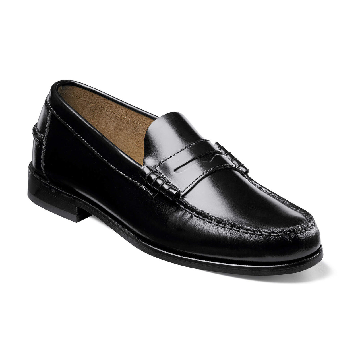 Florsheim Men's Berkley Penny 17058-01 Black - The Shoe Mart