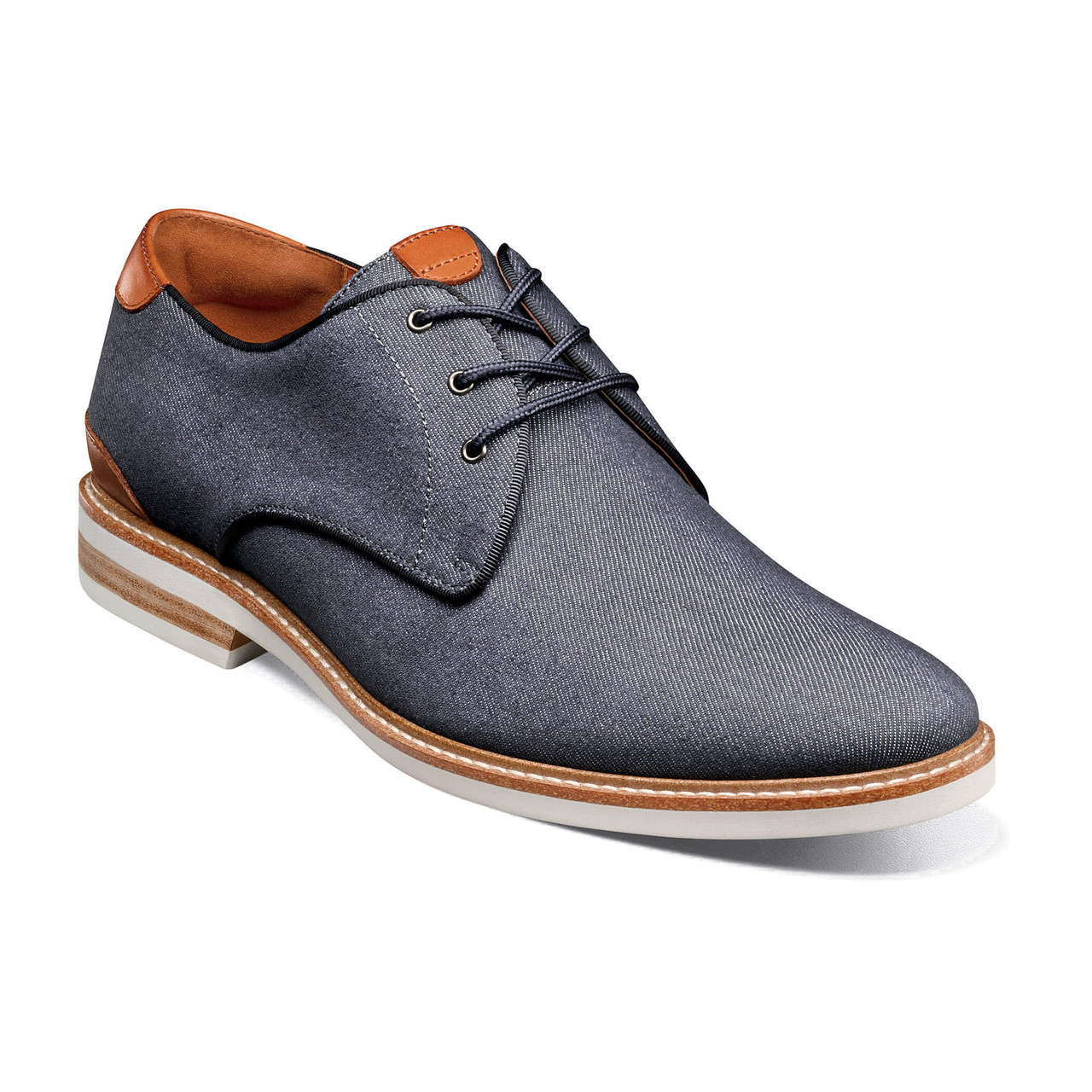 Florsheim Men's Highland Cnvspt 14273-410 Navy - The Shoe Mart