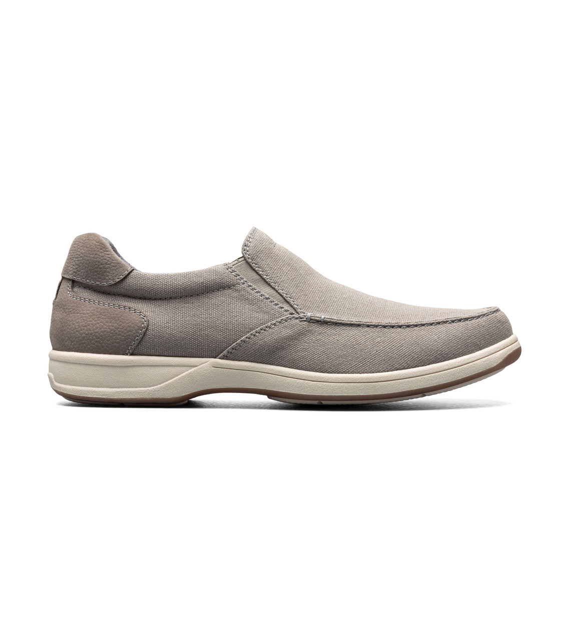 Florsheim Men's Lakeside Canvas Moc 13401-020 Gray - The Shoe Mart