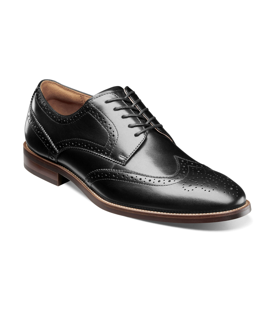 Steel Toe Florsheim Black Wingtips Florsheim Men's Lexington Wing
