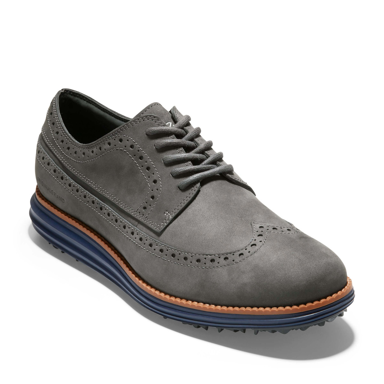 Cole Haan Men's Og Wing Ox Golf C34631 Magnet Wp-Dk Blue