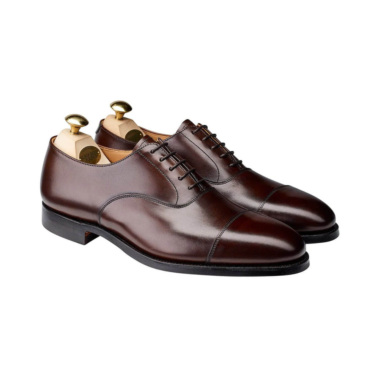 Crockett and Jones Men's Connaught 2 - Dark Brown Burnished Calf