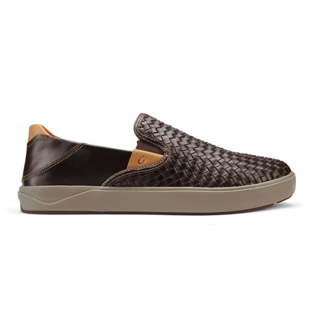 Olukai Men's LAE'AHI LAUHALA 10486-6363 Dk Wood-Dk Wood - The Shoe